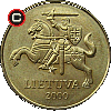 50 centów 1998-2010 - monety litewskie