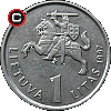 1 lit 1997 Bank Litwy - monety litewskie