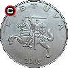 1 lit 1998-2010 - monety litewskie
