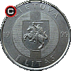 1 lit 1999 Droga Bałtycka - monety litewskie
