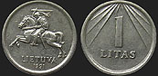 Lietuvos monetos - 1 litas 1991