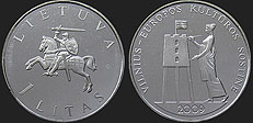 Monety Litwy - 1 lit 2009 Wilno - Europejska Stolica Kultury