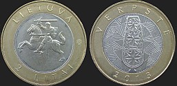 Monety Litwy - 2 lity 2013 - Przęślica