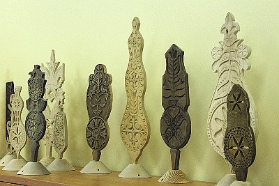 Traditional Lithuanian distaffs