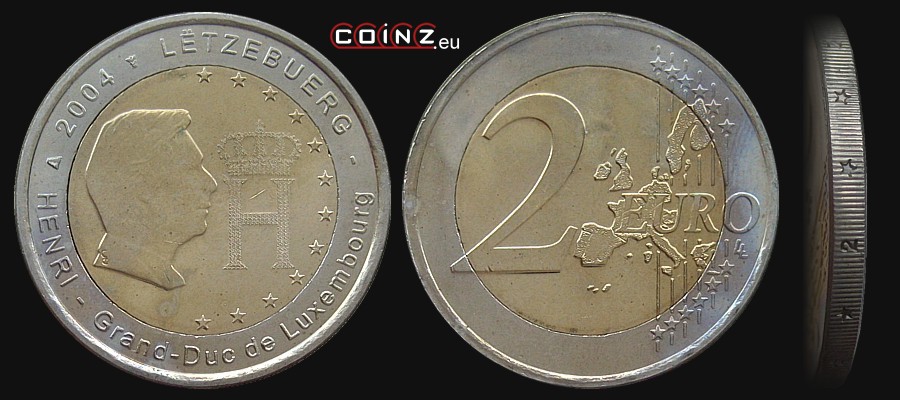 2 euro 2004 Książęcy Monogram - monety Luksemburga