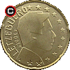 20 euro centów 2002-2006 - układ awersu do rewersu