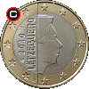 1 euro od 2007 - układ awersu do rewersu