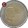 2 euro 2004 Książęcy Monogram - układ awersu do rewersu