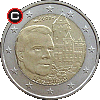 2 euro 2008 Zamek Berg - układ awersu do rewersu