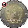 2 euro 2012 Ślub Księcia Wilhelma - układ awersu do rewersu