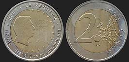 Monety Luksemburga - 2 euro 2004 Książęcy Monogram