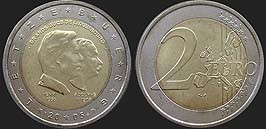 Monety Luksemburga - 2 euro 2005 100 Rocznica Śmierci Księcia Adolfa