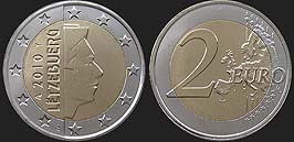 Monety Luksemburga - 2 euro od 2007
