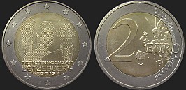 Monety Luksemburga - Ślub Księcia Wilhelma