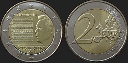 Monety Luksemburga - Hymn Państwowy