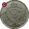 1 frank 1946-1947 - układ awersu do rewersu