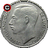 1 frank 1965-1984 - układ awersu do rewersu