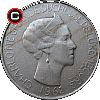 5 franków 1962 - układ awersu do rewersu