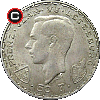 50 franków 1946 Jan I Luksemburski (Jan Ślepy) - układ awersu do rewersu