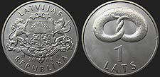 Monety Łotwy - 1 łat 2005 Precel