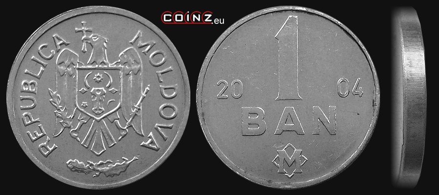 1 ban od 2004 - monety Mołdawii