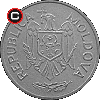 10 bani 1995-2002 - układ awersu do rewersu