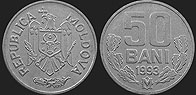 Monety Mołdawii - 50 bani 1993