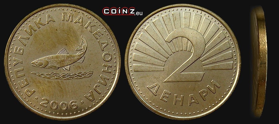 2 denary od 1993 - monety Macedonii