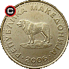 1 denar od 1993 - układ awersu do rewersu