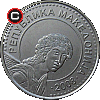 50 denarów 2008 - układ awersu do rewersu