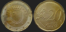 Monety Malty - 20 euro centów od 2008