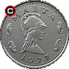 2 centy 1972-1982 - układ awersu do rewersu
