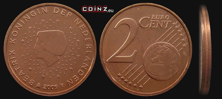 2 euro centy 1999-2013 - monety Holandii