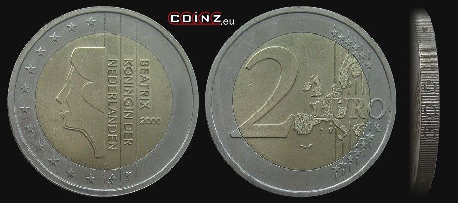 2 euro 1999-2006 - monety Holandii