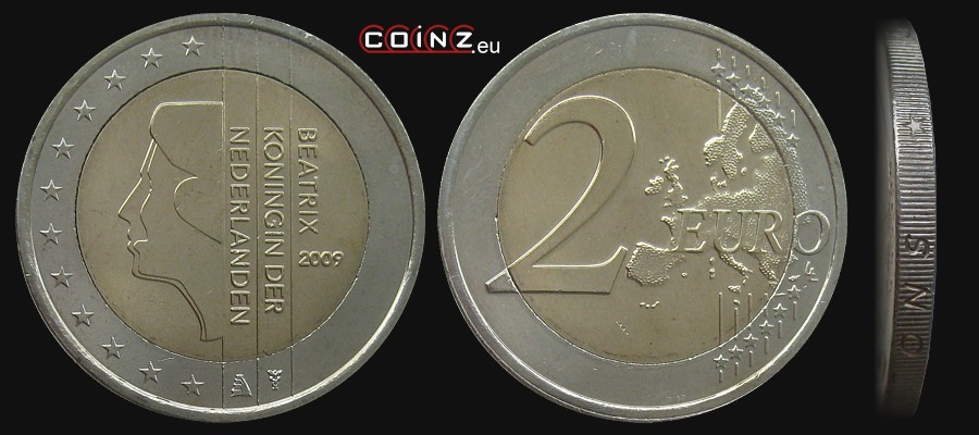 2 euro 2007-2013 - monety Holandii