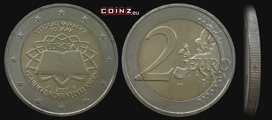 2 euro 2007 Traktaty Rzymskie - monety Holandii