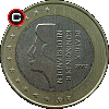 1 euro 1999-2006 - monety Holandii