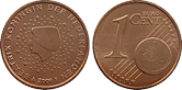 Monety Holandii - 1 euro cent 1999-2013