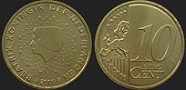 Monety Holandii - 10 euro centów 2007-2013