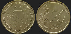 Monety Holandii - 20 euro centów 2007-2013