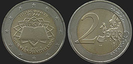Monety Holandii - 2 euro 2007 50 Rocznica Traktatów Rzymskich