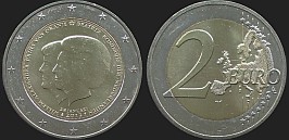 Monety Holandii - 2 euro 2013 Abdykacja Królowej Beatrix