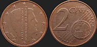 Monety Holandii - 2 euro centy od 2014