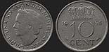 Monety Holandii - 10 cent 1948