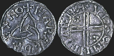 Triquetra on Harald Hardrada's penny