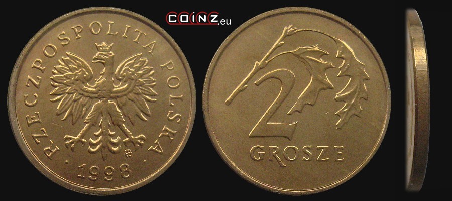 2 grosze 1990-2014 - Polish coins