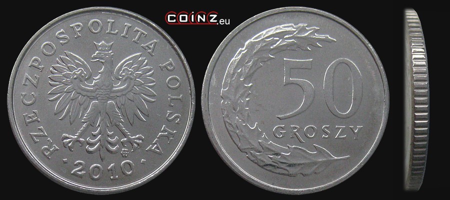 50 groszy from 1990 - Polish coins