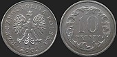 Polish coins - 10 groszy from 1990