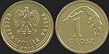 Polish coins - 1 grosz from 2013
