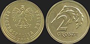Polish coins - 2 grosze from 2013